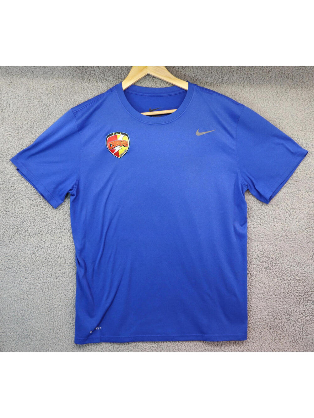 Nike Dri fit Legend Shirt Men Large Blue Chargers Soccer
